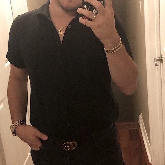 Men’s black Hugo Boss short sleeve Shirt - Picture 1 of 15